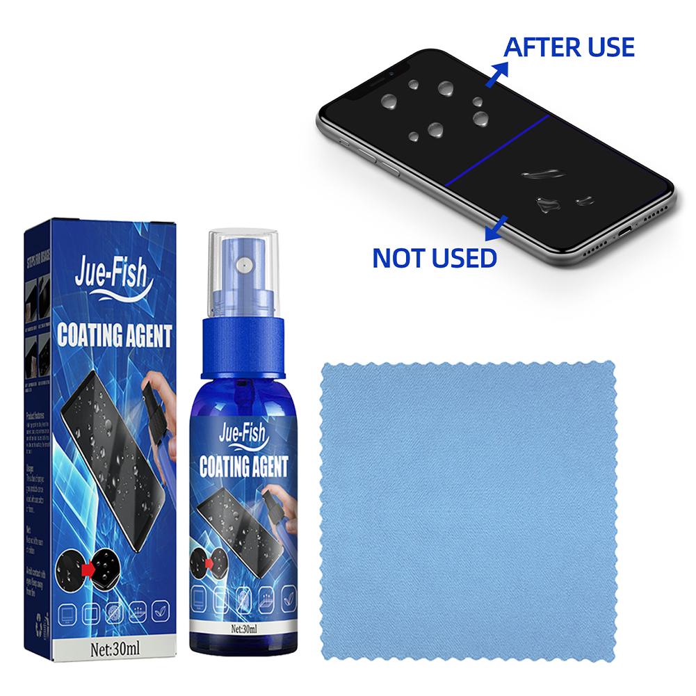 Oleophobic Coating Spray - Jue-Fish 전화 화면 코팅 키트용 30ml