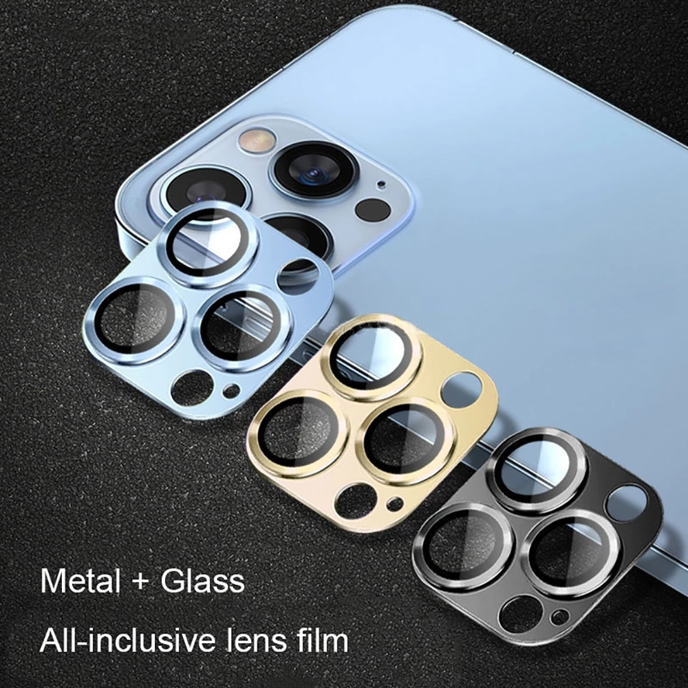Tempered Glass Screen 9H - 5개입 9H 강화유리 메탈 카메라 렌즈